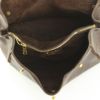 Yves Saint Laurent Muse Two small model handbag in dark brown leather and dark brown suede - Detail D2 thumbnail