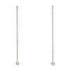 Paire de pendants d'oreilles Dior Mimioui en or blanc et diamants - 00pp thumbnail