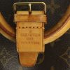 Sac de voyage Louis Vuitton Keepall 45 en toile monogram et cuir naturel - Detail D5 thumbnail