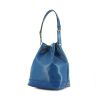 Shopping bag Louis Vuitton Grand Noé modello grande in pelle Epi blu - 00pp thumbnail