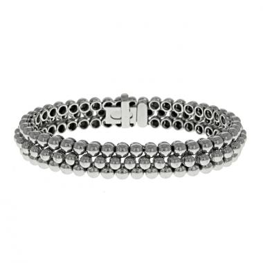 Bracelet Boucheron Grains de Raisins en or blanc