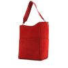 Celine shoulder bag in red suede - 00pp thumbnail
