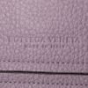 Bottega Veneta bag worn on the shoulder or carried in the hand in purple grained leather - Detail D3 thumbnail