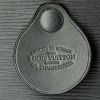 Sac de voyage Louis Vuitton Weekend en cuir épi bleu-gris - Detail D4 thumbnail