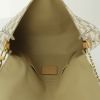 Louis Vuitton handbag/clutch in azur damier canvas and natural leather - Detail D2 thumbnail