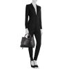 Balenciaga Velo handbag in black leather - Detail D1 thumbnail
