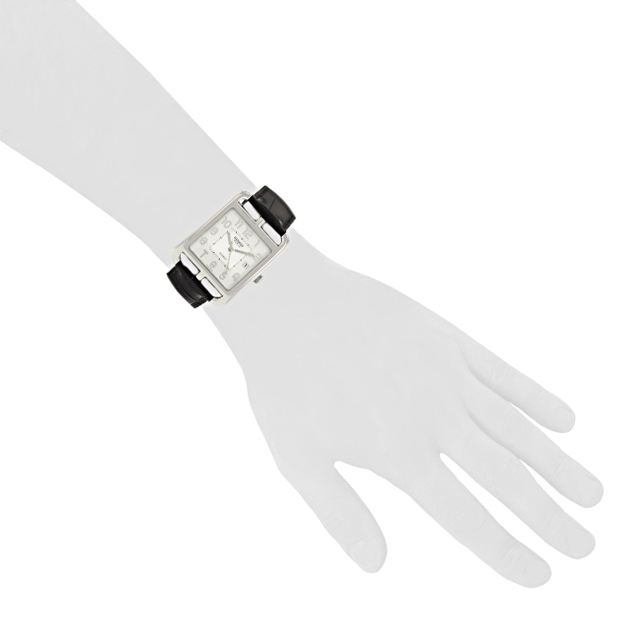 Montre Hermes Cape Cod en acier Ref :  CD6.710 Vers  2010 - Detail D1