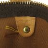 Borsa da viaggio Louis Vuitton Keepall 45 in tela monogram marrone e pelle naturale - Detail D5 thumbnail