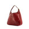 Hermes Trim handbag in burgundy box leather - 00pp thumbnail