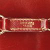 Hermes Trim handbag in burgundy box leather - Detail D3 thumbnail