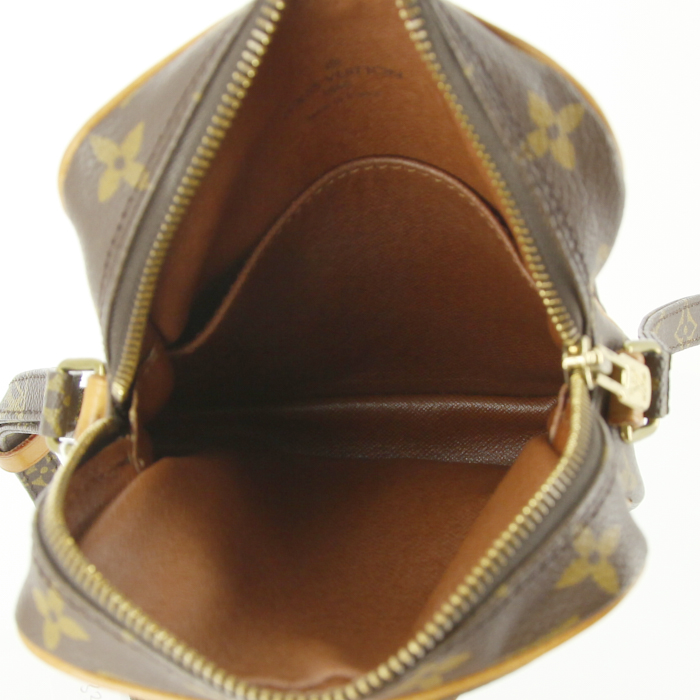 Borsa a tracolla Louis Vuitton Danube in tela monogram e pelle naturale - Detail D2