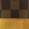 Sac à dos Louis Vuitton Soho en toile damier ébène et cuir naturel - Detail D4 thumbnail