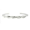 Hermes half bangle in silver - 00pp thumbnail