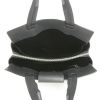 Prada Sac Cabas handbag in anthracite grey leather - Detail D2 thumbnail