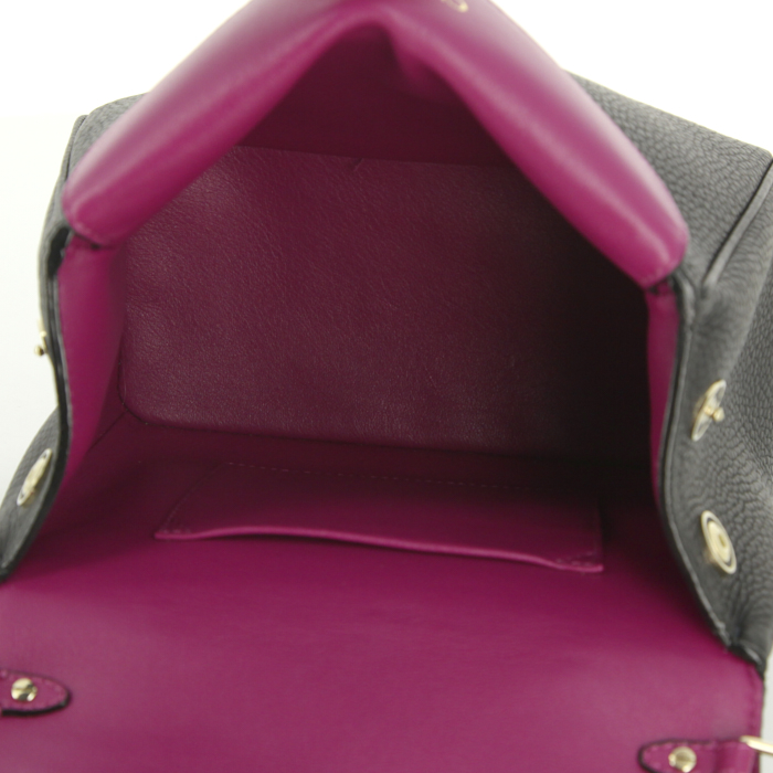 Dior Be Dior shoulder bag in black grained leather - Detail D3