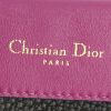 Sac bandoulière Dior Be Dior en cuir grainé noir - Detail D4 thumbnail