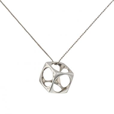 Collier Dinh Van Le Pavé grand modèle en argent