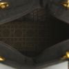 Dior Lady Dior handbag in brown canvas cannage - Detail D2 thumbnail