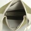 Hermes Trim handbag in khaki canvas and white leather - Detail D2 thumbnail