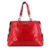 Celine handbag in red leather - 360 thumbnail