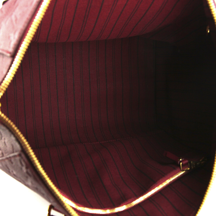 Louis Vuitton shoulder bag in pink monogram leather - Detail D3