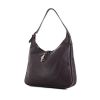 Hermes Trim handbag in purple grained leather - 00pp thumbnail