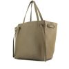 Celine Belt shopping bag in taupe grained leather - 00pp thumbnail