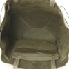 Shopping bag Celine Belt in pelle martellata color talpa - Detail D2 thumbnail