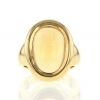 Anello Cartier Baignoire in oro giallo e quarzo citrino - 360 thumbnail