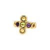 Chanel 1980's ring in yellow gold and colored stones - 00pp thumbnail