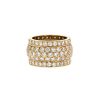 Cartier Nigeria large model ring in yellow gold and diamonds - 00pp thumbnail