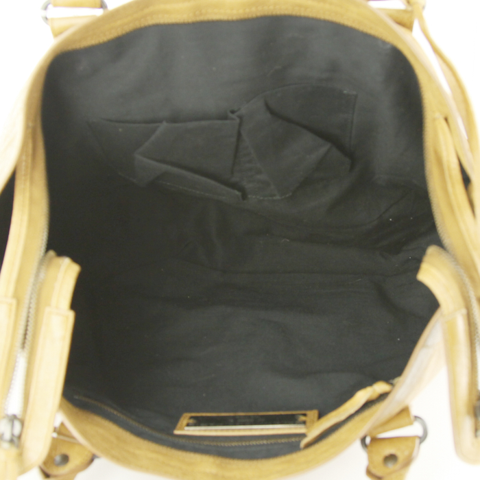 Borsa Balenciaga Classic City in pelle marrone - Detail D3