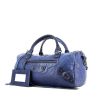 Bolso de mano Balenciaga Twiggy en cuero azul real - 00pp thumbnail