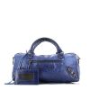 Balenciaga Twiggy handbag in royal blue leather - 360 thumbnail