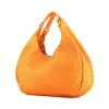 Bottega Veneta Campana handbag in orange Potiron intrecciato leather - 00pp thumbnail
