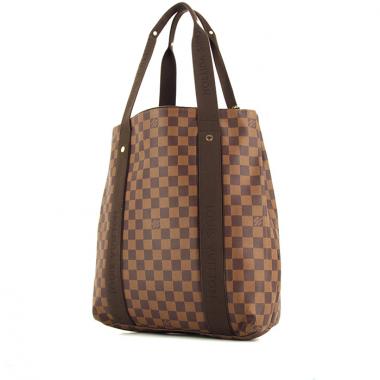 Bolso Cabás Louis Vuitton Beaubourg en lona a cuadros ébano y lona marrón