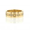 Cartier Tank ring in yellow gold and diamonds - 360 thumbnail