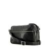 Hermes Hebdo Reporter shoulder bag in black leather - 00pp thumbnail