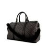 Salvatore Ferragamo weekend bag in grey and black monogram canvas and black leather - 00pp thumbnail