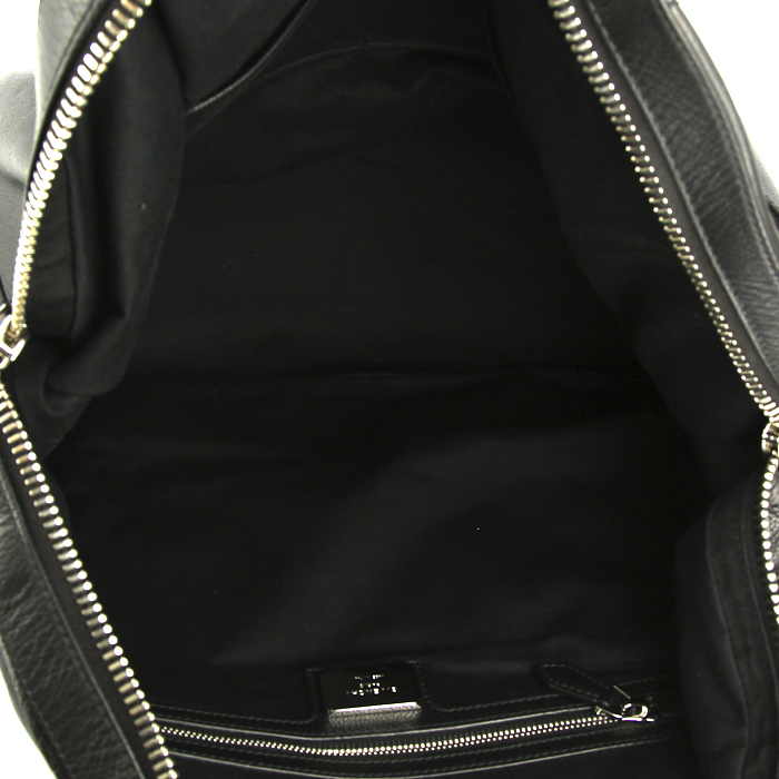 Givenchy Nightingale 24 hours bag in black grained leather - Detail D3