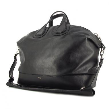 Sac 24 heures Givenchy Nightingale en cuir grainé noir