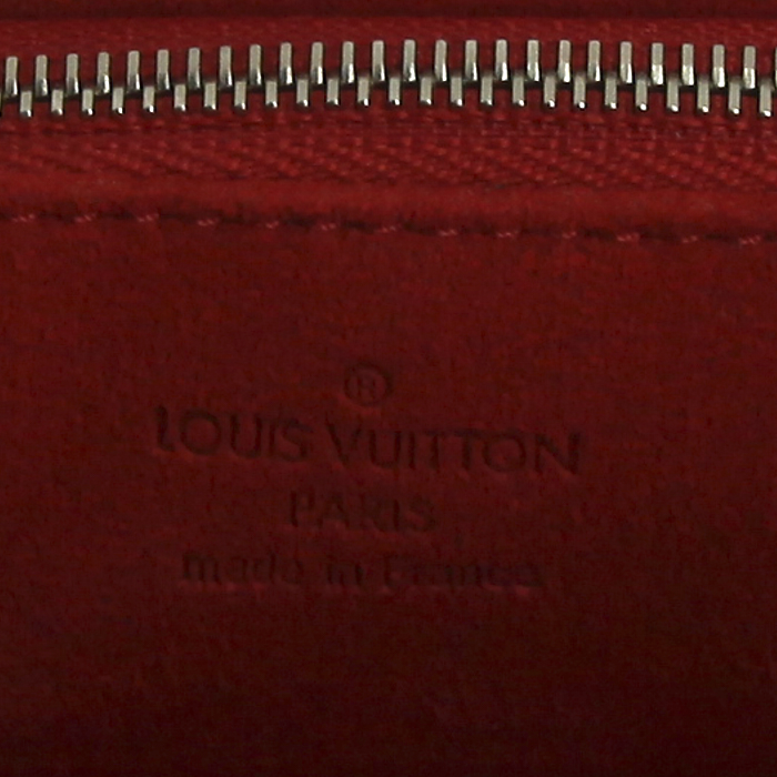 Gioielli scatola Louis Vuitton in pelle Epi rossa - Detail D3