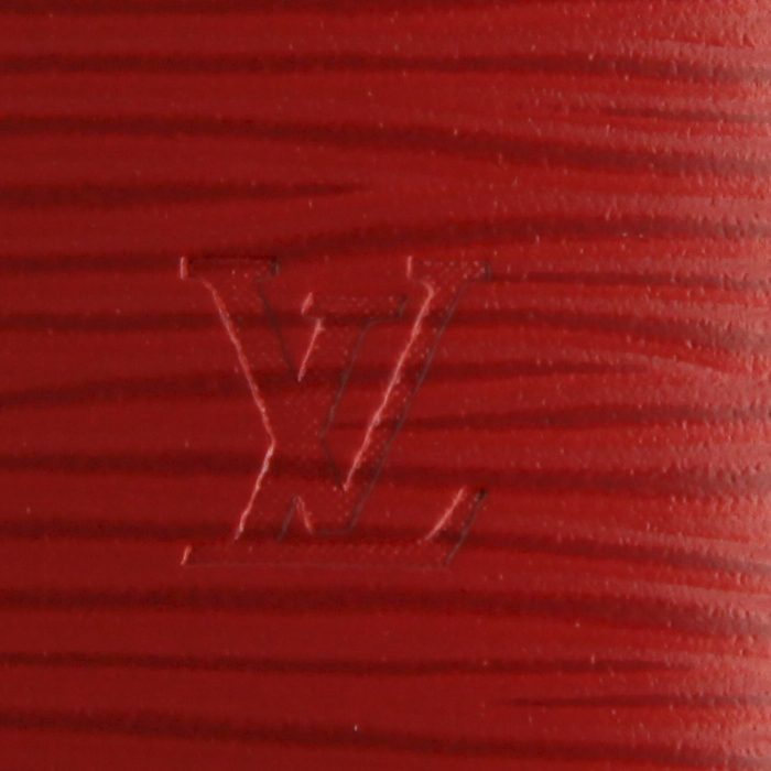 Louis Vuitton jewelry box in red epi leather - Detail D4