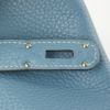 Hermes Birkin Shoulder handbag in blue jean togo leather - Detail D4 thumbnail