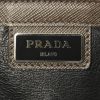 Prada shopping bag in chocolate brown leather saffiano - Detail D3 thumbnail