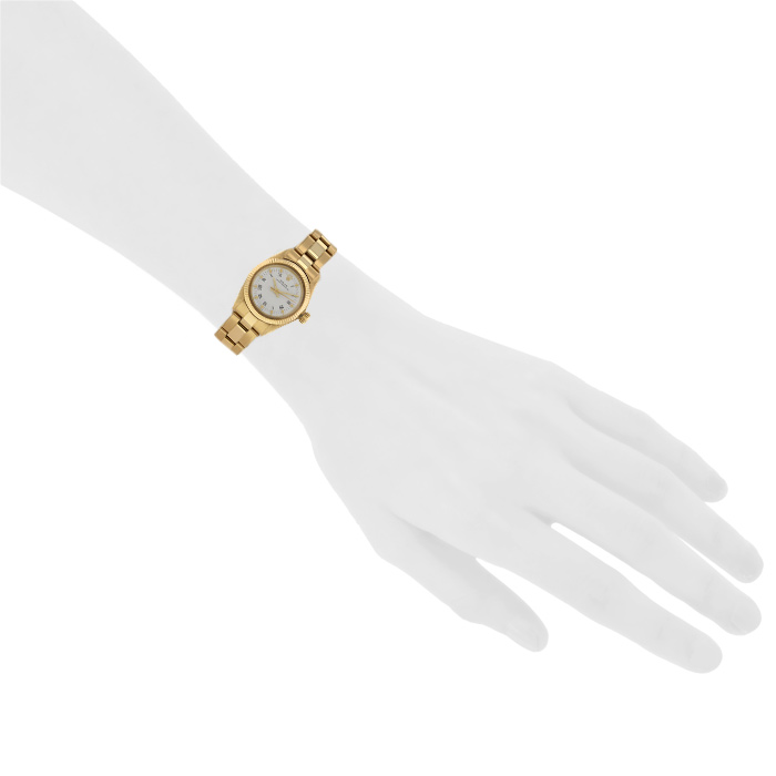 Reloj Rolex Oyster Perpetual Lady de oro amarillo Ref :  6719 Circa  1977 - Detail D1
