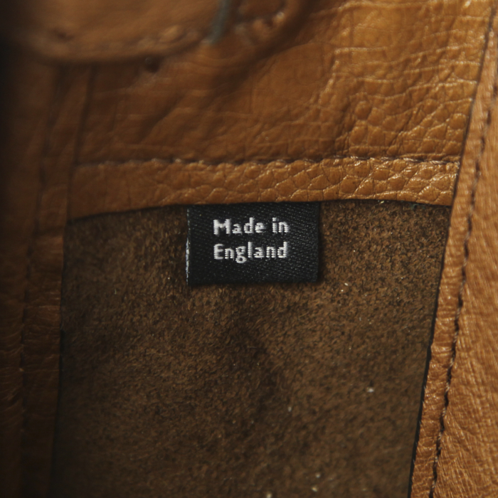 Sac porté épaule ou main Mulberry Bayswater en autruche gold - Detail D4