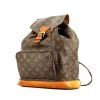 Zaino Louis Vuitton Montsouris Backpack in tela monogram e pelle naturale - 00pp thumbnail
