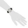 Reloj Hermes Clipper - Wristlet Watch de acero Ref :  CP2.810  Circa  2000 - Detail D1 thumbnail