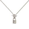 Hermes Cadenas Kelly necklace in silver - 00pp thumbnail